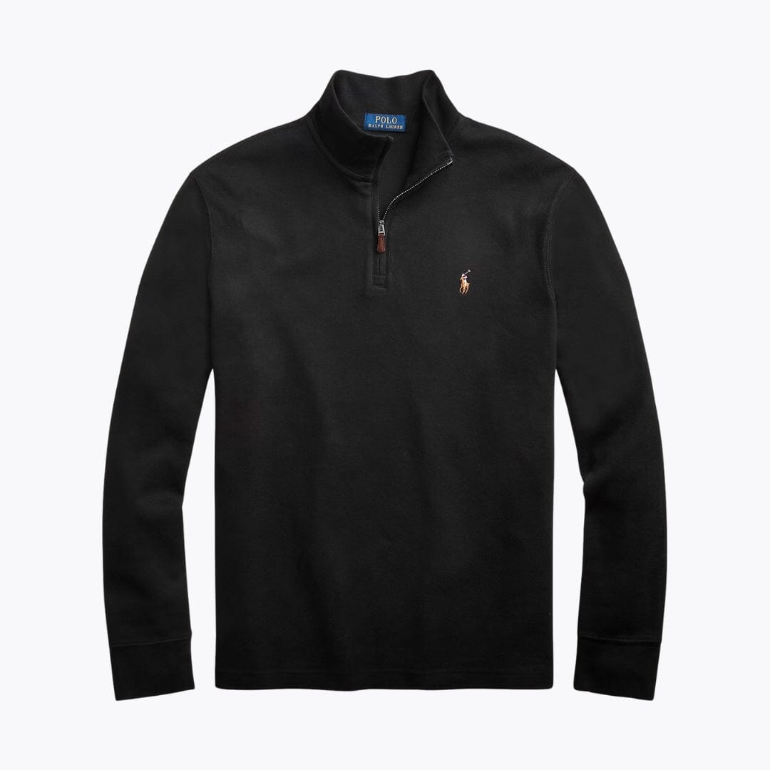 Herren-Pullover aus Estate-Rib mit Reißverschluss am Kragen