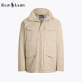 Veste de campagne à capuche en gabardine pour homme