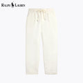 Pantalon plissé en lin Lateef coupe décontractée pour homme