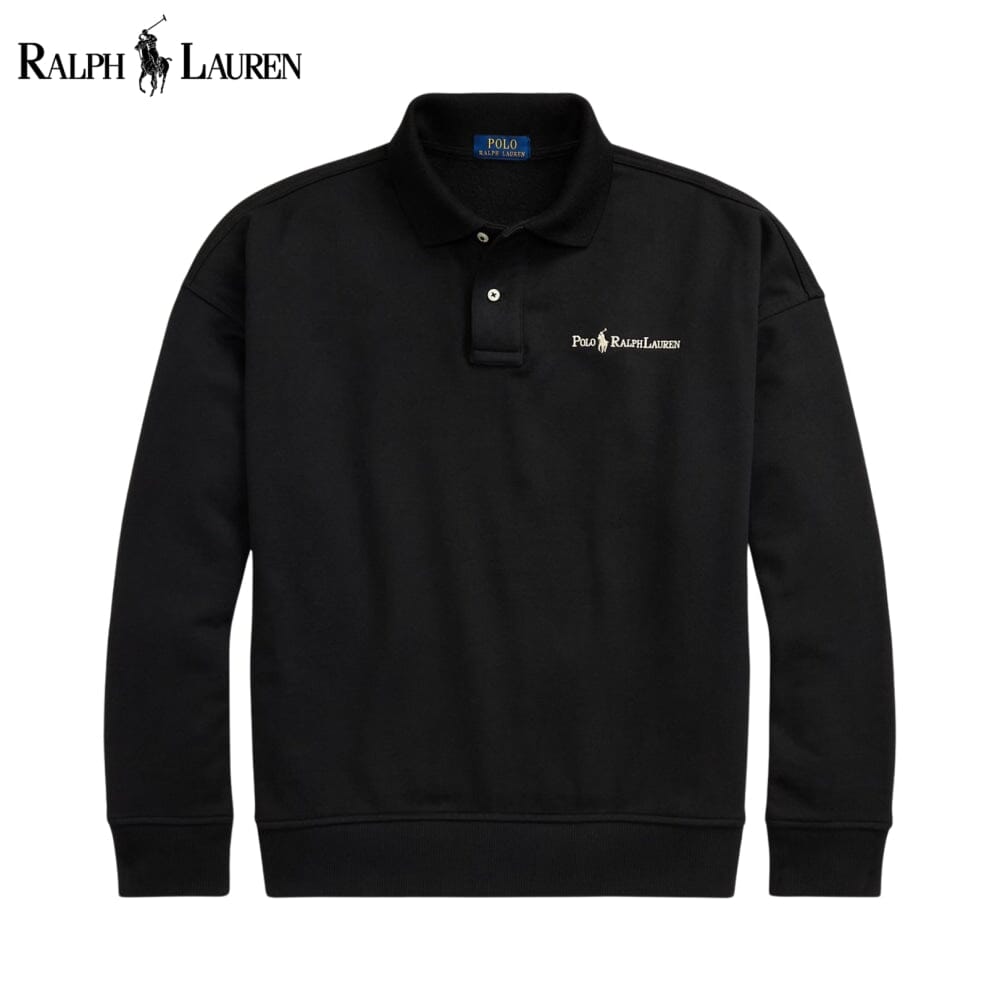 Herren-Sweatshirt mit Logo-Kragen