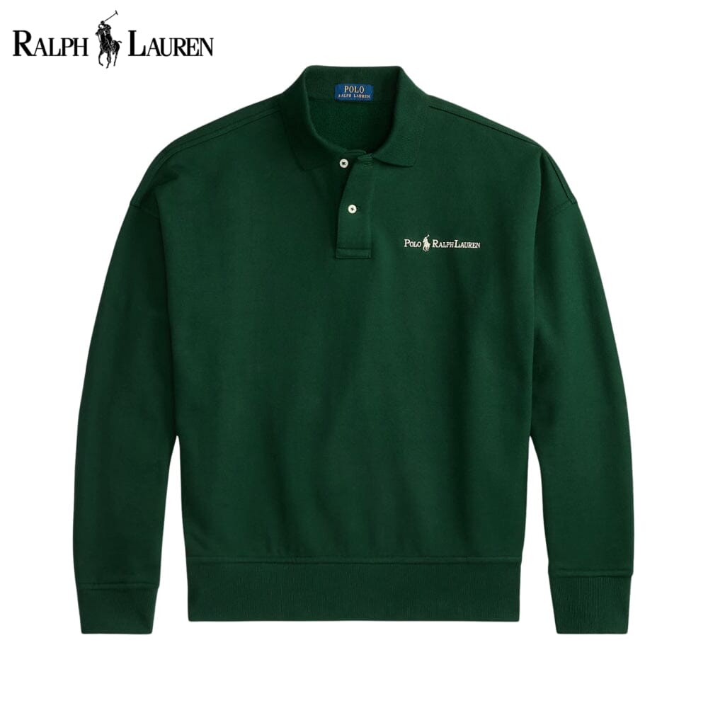 Herren-Sweatshirt mit Logo-Kragen