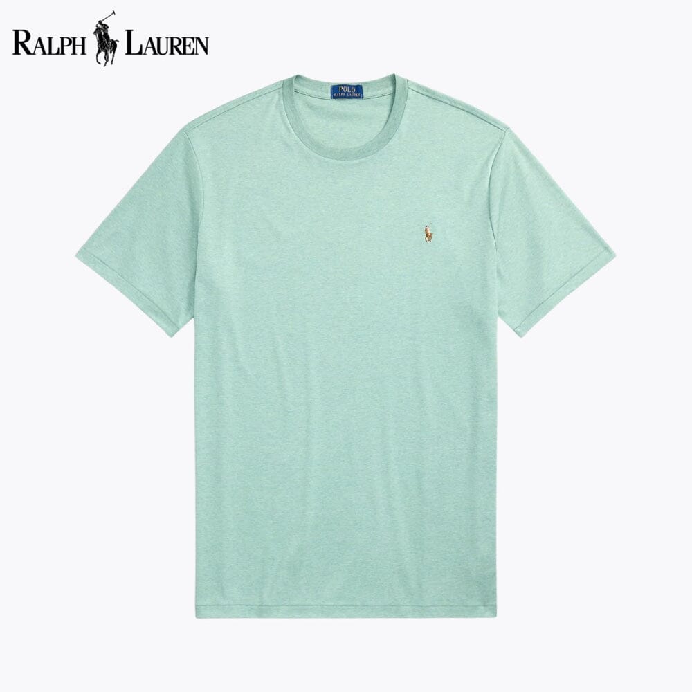 T-shirt col rond en coton doux pour homme