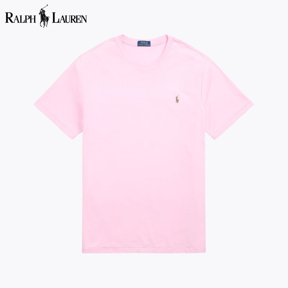 T-shirt col rond en coton doux pour homme