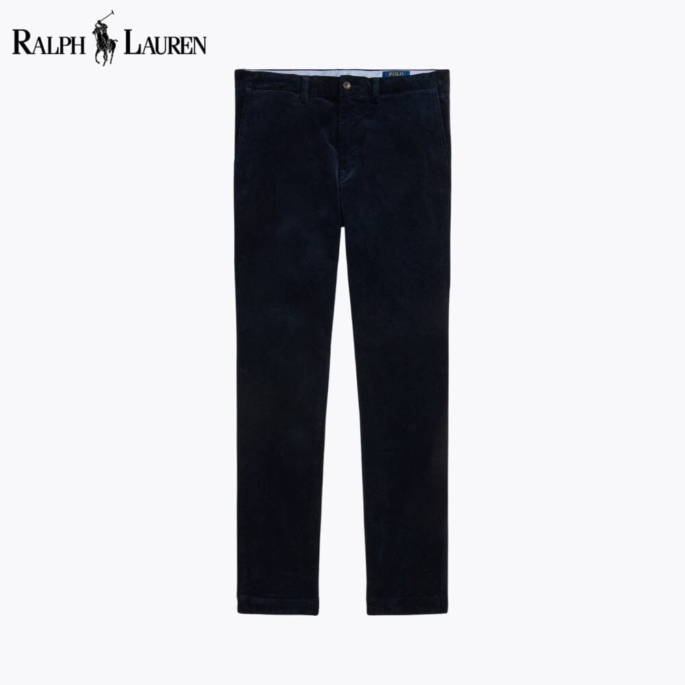 Pantalon en velours côtelé extensible coupe droite pour homme
