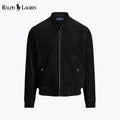 Blouson bombardier en daim pour homme