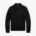 Herren-Pullover mit Zopfmuster aus Wolle und Kaschmir