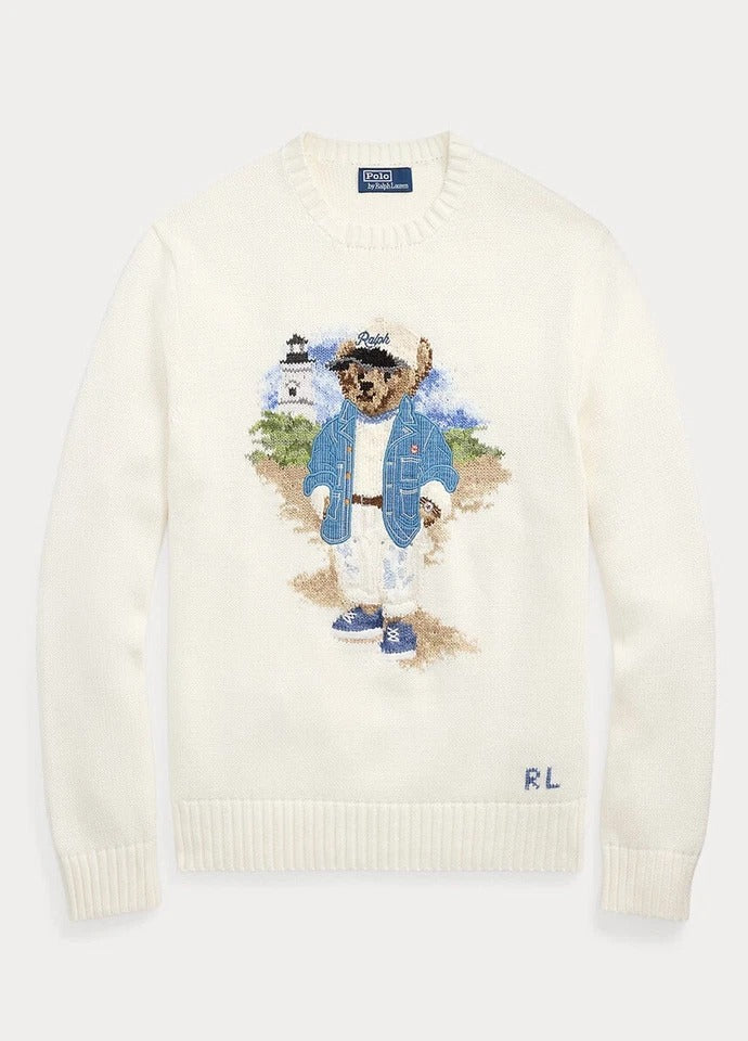 Pull homme | Polo Bear bleu