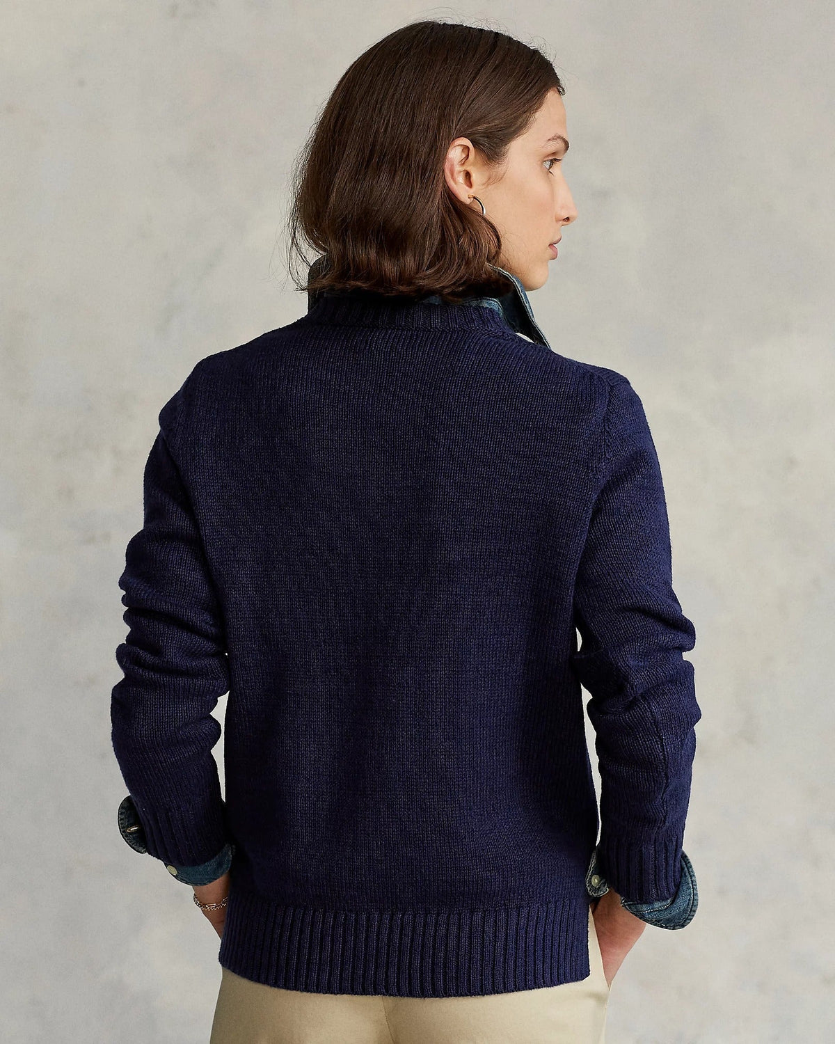 Pull homme | Col rond en lin