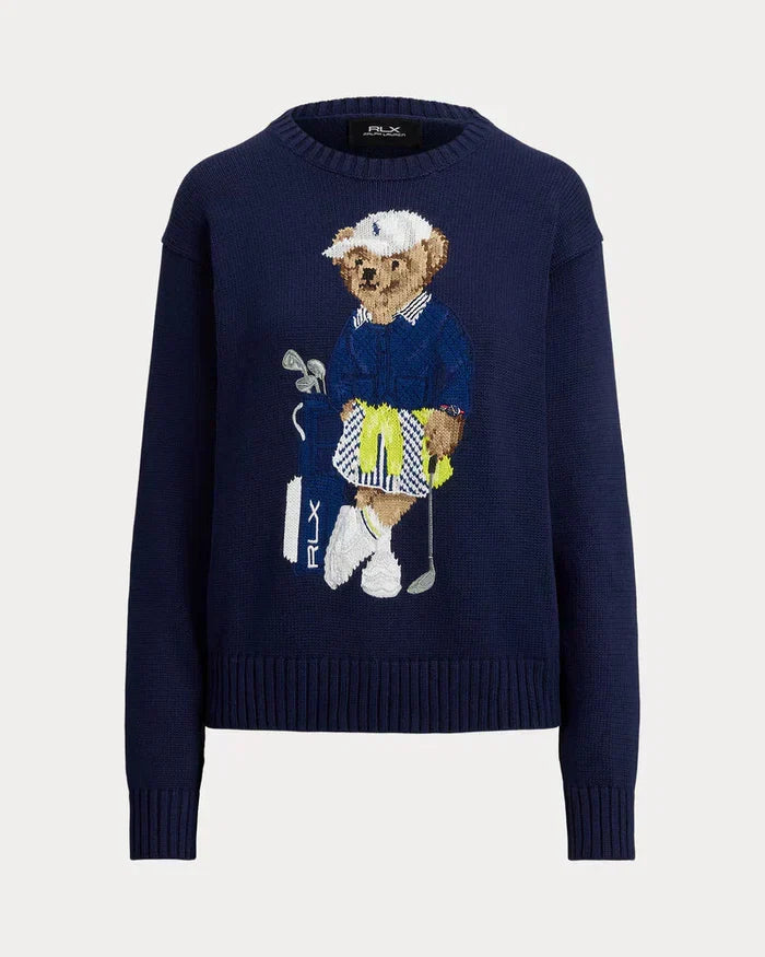 Men's Set 3 Styles  Polo Bear Sweater